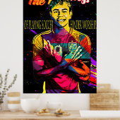 Afdrukken, waardepapier (steen) poster (Keuken)