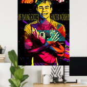 Afdrukken, waardepapier (steen) poster (Thuiskantoor)