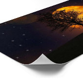 Afdrukken, waardepapier (steen) poster (Hoek)