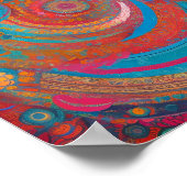 Afdrukken, waardepapier (steen) poster (Hoek)