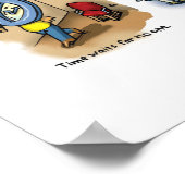 Afdrukken, waardepapier (steen) poster (Hoek)