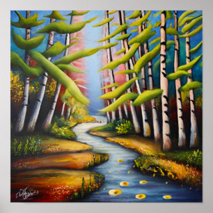 Afdrukken, waardepapier (steen) poster