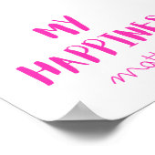 Afdrukken, waardepapier (steen) poster (Hoek)