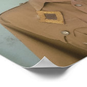 Afdrukken, waardepapier (steen) poster (Hoek)