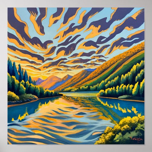 Afdrukken, waardepapier (steen) poster (Voorkant)