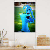 Afdrukken waterputje Poster (Keuken)