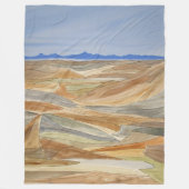 Afdrukken Waterverf lijn regio's verwijderen Fleece Deken (Voorkant)