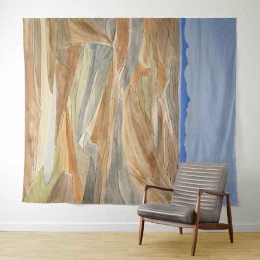 Afdrukken Waterverf lijn regio's verwijderen Wandkleed (In Situ (horizontaal))