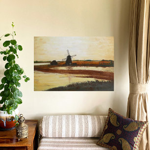 Afdrukken windmolen perfect poster