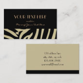 Afdrukken zwart-wit-dier visitekaartje (Voorkant / Achterkant)