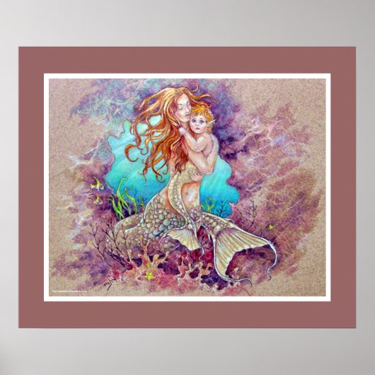 AFDRUKKING - Zeemmoeder Poster (Voorkant)