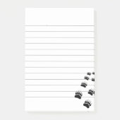 Afdruklaag beer post-it® notes (Voorkant)