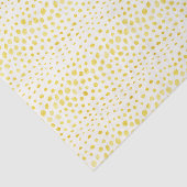 Afdrukmonogram voor roofbruine glitter cheetah tissuepapier (Detail)