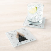 Afdrukontwerp voor pastollen glazen onderzetter (Schuin)