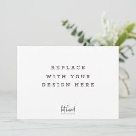 AFDRUKORDE 7 x 5 inch horizontale landschapskaart Kaart