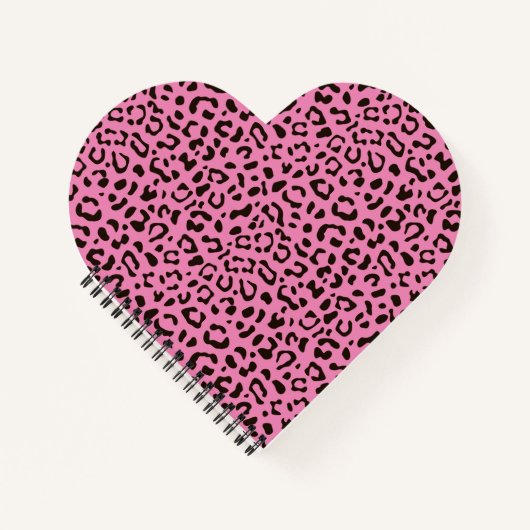 Afdrukpatroon van luipaard notitieboek (Voorkant)