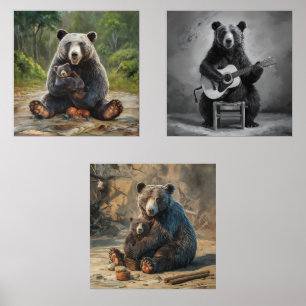 afdrukset muurkunst sets