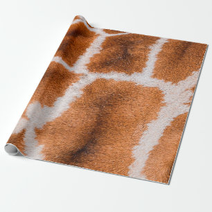 Afdrukstructuur Giraffe Cadeaupapier