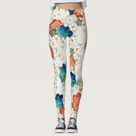 AFDRUKTE LEGGINGS JAPANESE PATROON (Voorkant)