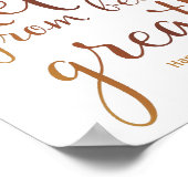 Afdrukteken afkooppartij poster (Hoek)