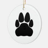 Afdrukvorm zwart-wit keramisch ornament (Links)