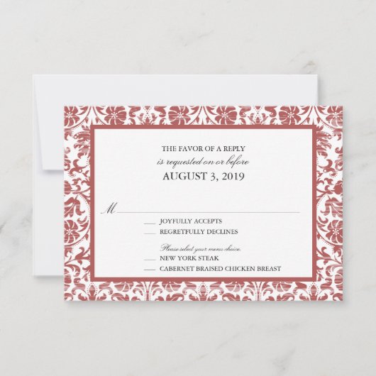 Affaire Dentelle Vintage RSVP (Devant)