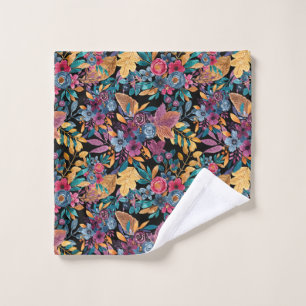 Affaire mixte Floral Leaves Berry Watercolor