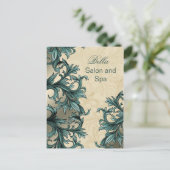 affaire tendance aqua fleurie MerciYou Cartes (Debout devant)