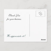 affaire tendance aqua fleurie MerciYou Cartes (Dos)