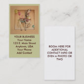 Affaires - carte de profil - carrousel heureux de (Devant / Derrière)