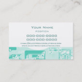 Affaires de carte de communication électronique (Dos)