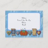 Affaires de couture, carte personnelle (Dos)