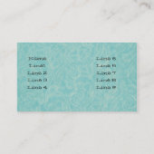 Affaires élégantes - cartes de profil (Dos)