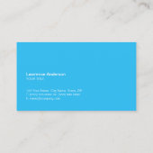 Affaires globales de technologie bleue de carte du (Dos)