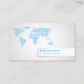 Affaires globales de technologie bleue de carte du (Devant)