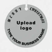 Affaires Noël gris Cercle métal ornement (Recto)