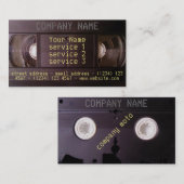 Affaires vidéo-audio de rétro de technologie carte (Devant / Derrière)