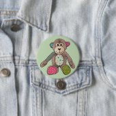 Äffchen Ronde Button 7,6 Cm (In situ)