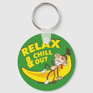 Affe Auf Banane - Relax And Chill Out! Sleutelhanger