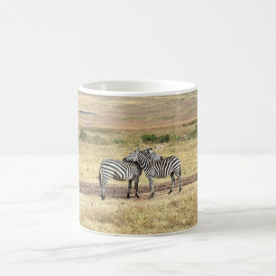 Affection de zèbre, Tanzanie. Mug