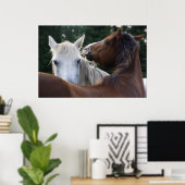 Affection du cheval - affiche (Bureau à domicile)