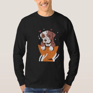Affectionate Pit Bull Puppy T-shirt