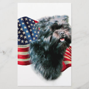 Affenpincher Vlag Briefpapier