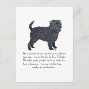 Affenpinscher Aandenken Briefkaart