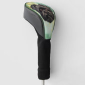 Affenpinscher Apenhond Affens Terrier Golfheadcover (Schuin)