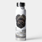 Affenpinscher Apenhond Affens Terrier Waterfles (Links)