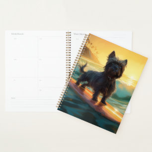 Affenpinscher Beach Surf Peinture
