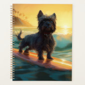 Affenpinscher Beach Surf Peinture (Devant)