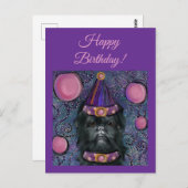 Affenpinscher Briefkaart (Voorkant / Achterkant)