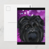 Affenpinscher briefkaart (Voorkant / Achterkant)